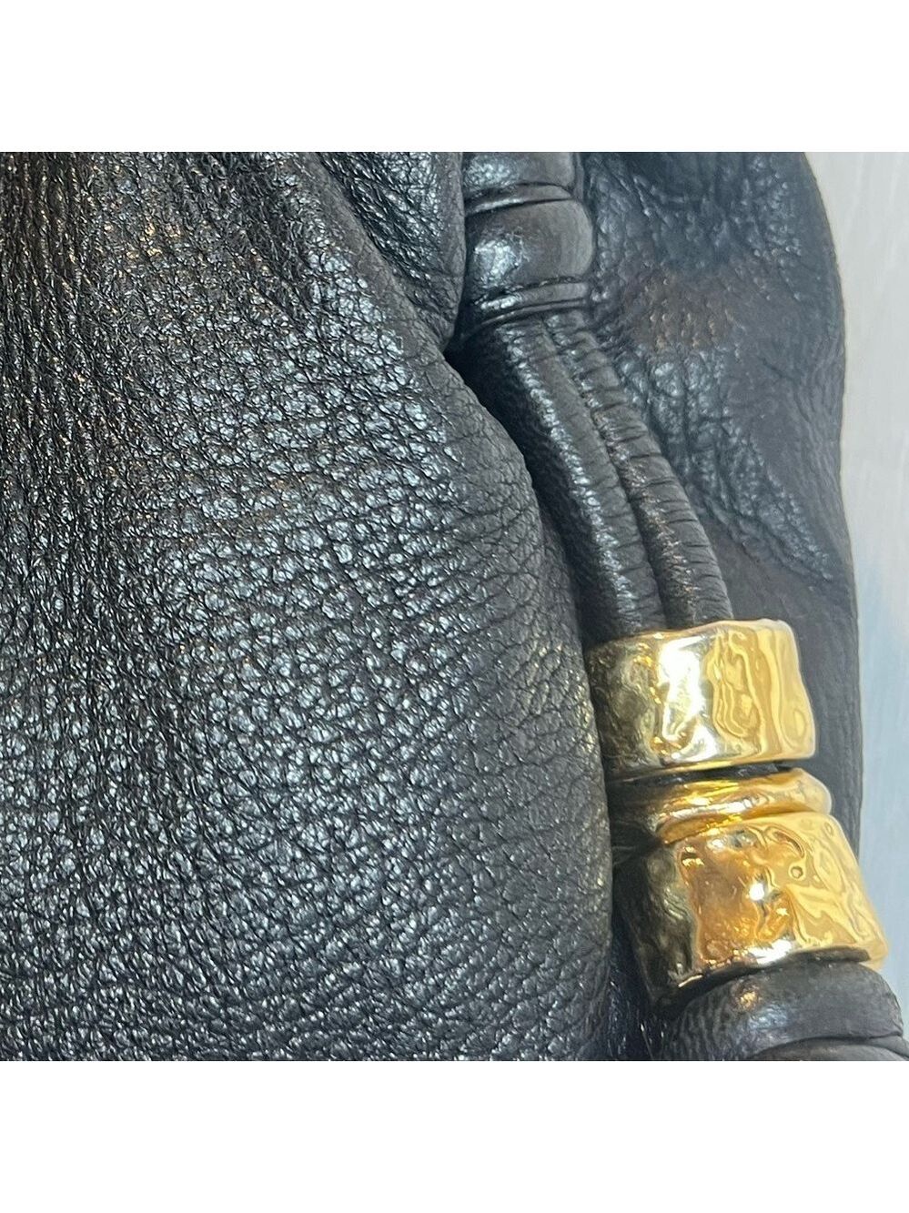 MICHAEL KORS BLACK ROSLYN LEATHER
SHOULDER BAG “THE ROSLYN” - Picture 8 of 15